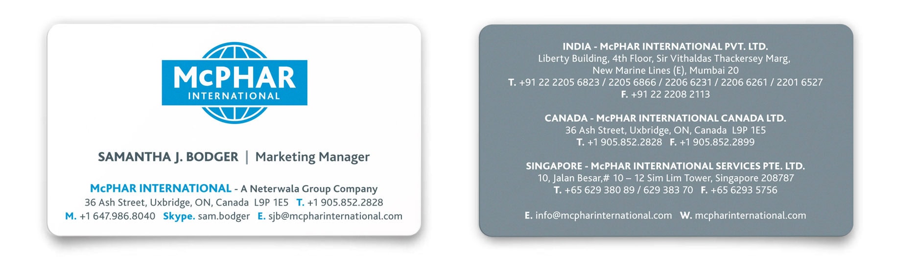 McPhar International A Wingfield Digital Project