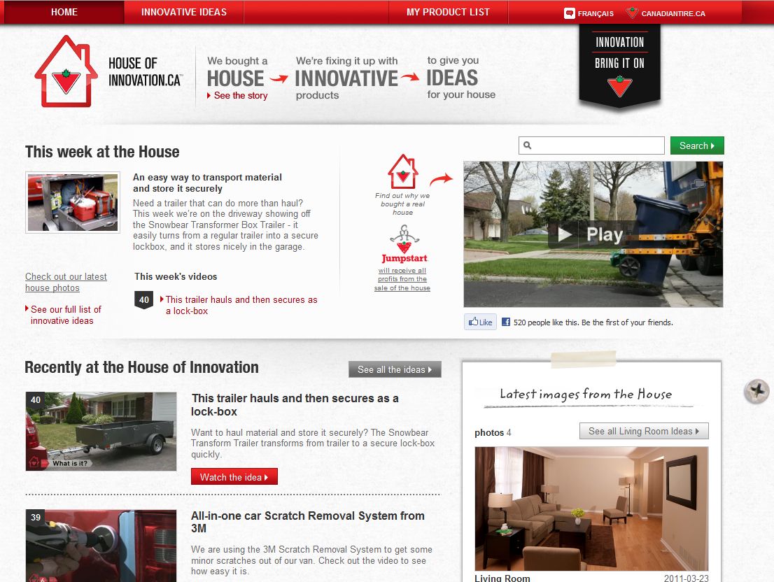Canadian Tire A Wingfield Digital Project