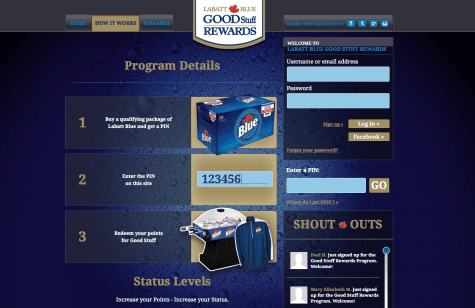Labatt Blue A Wingfield Digital Project