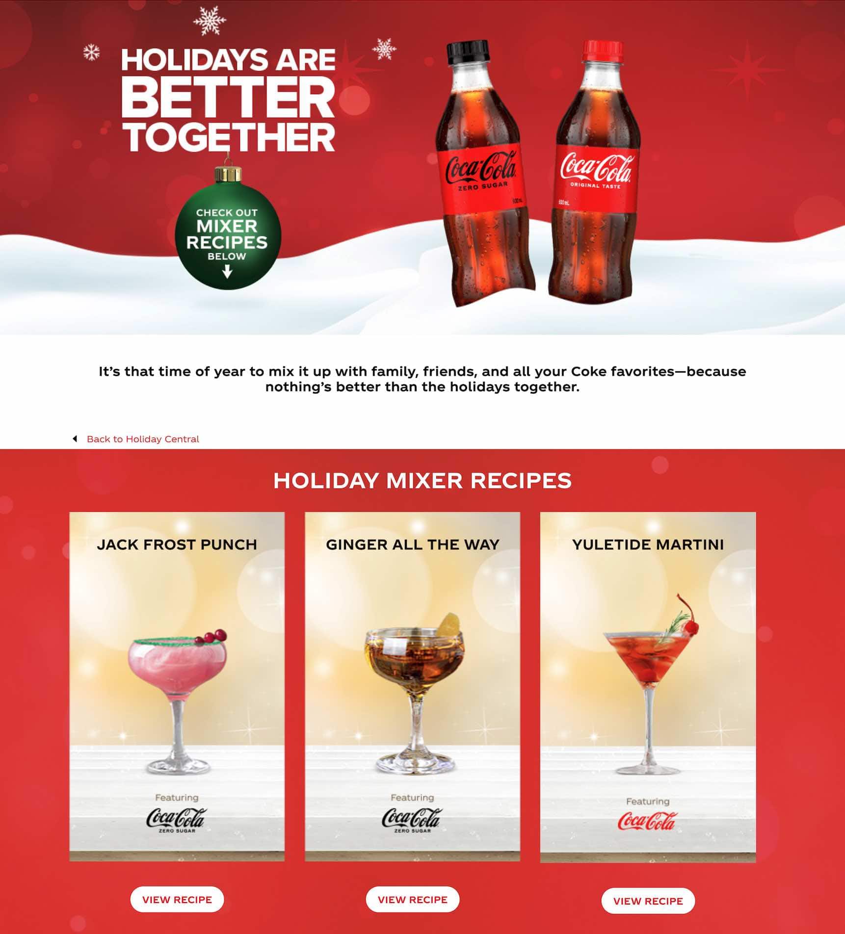 Coca-Cola Holiday A Wingfield Digital Project
