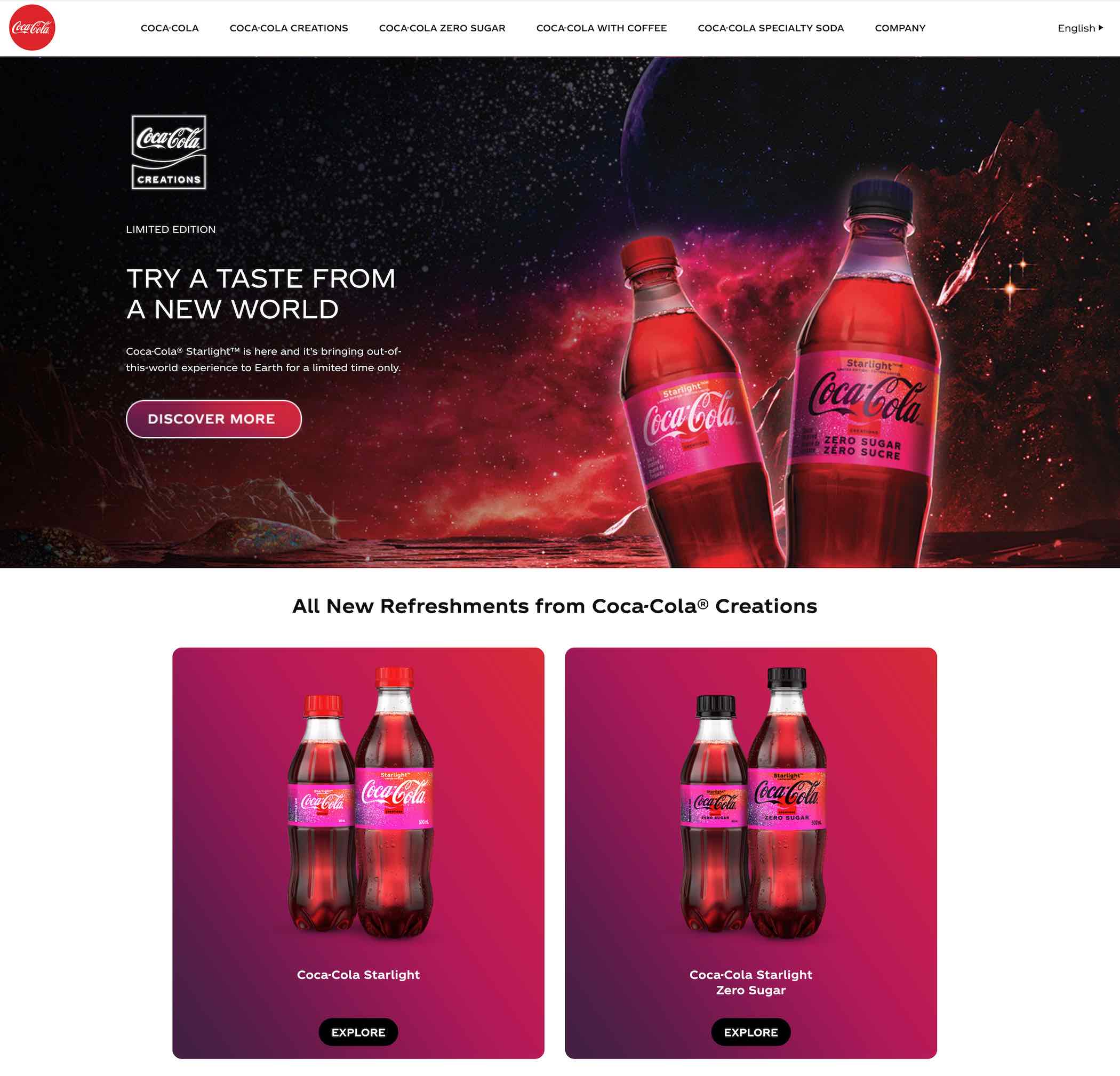 Coca-Cola Creations A Wingfield Digital Project