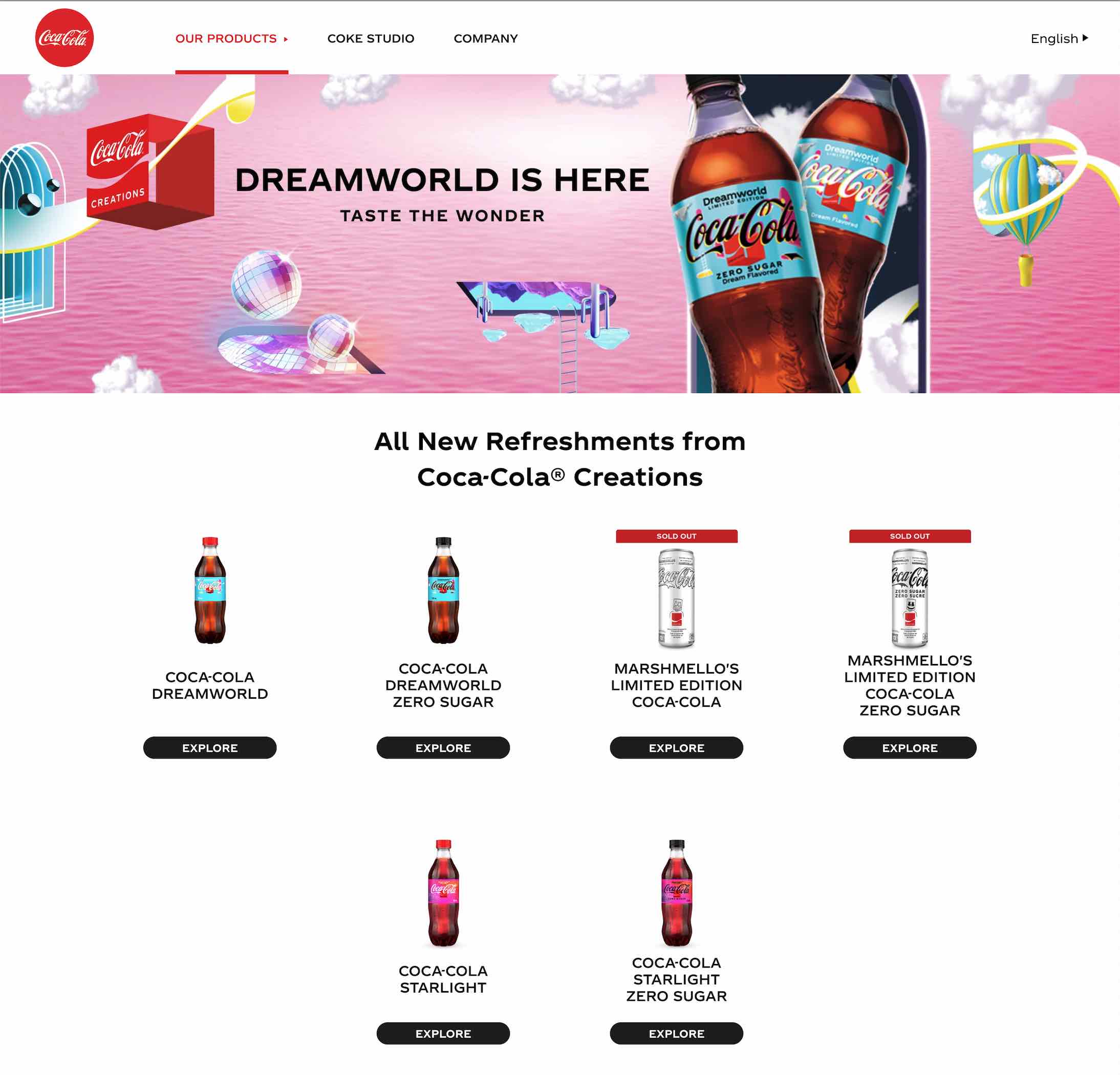 Coca-Cola Creations A Wingfield Digital Project