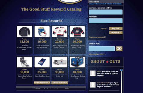 Labatt Blue A Wingfield Digital Project
