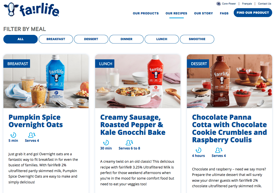 fairlife Canada A Wingfield Digital Project