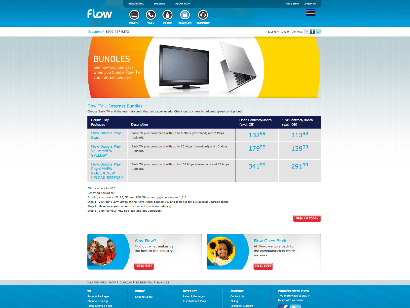 Flow Communications A Wingfield Digital Project