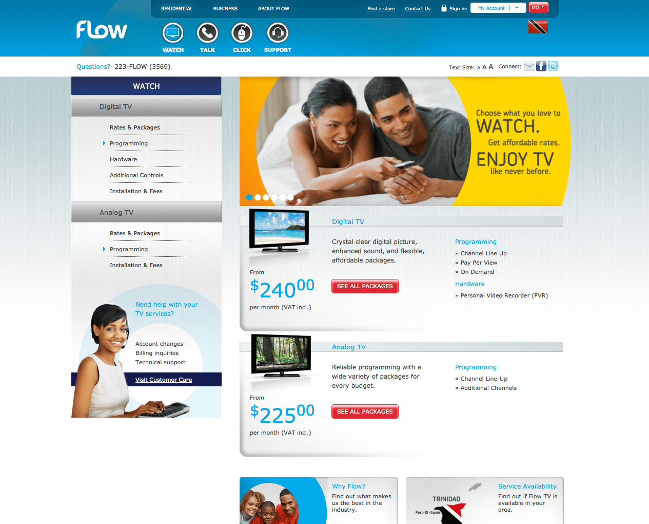 Flow Communications A Wingfield Digital Project