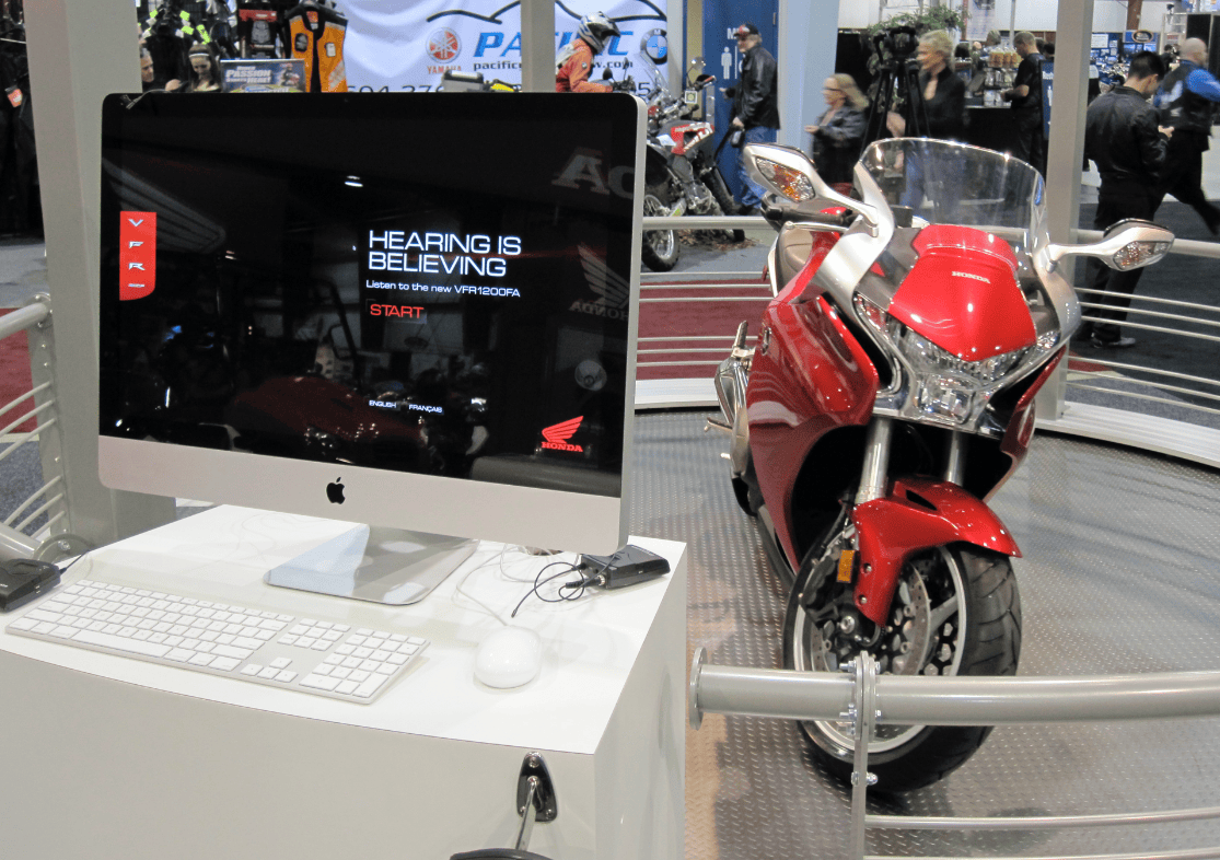 Honda VFR Motorcycle A Wingfield Digital Project