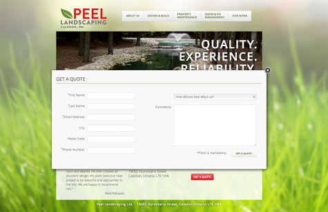 Peel Landscaping A Wingfield Digital Project