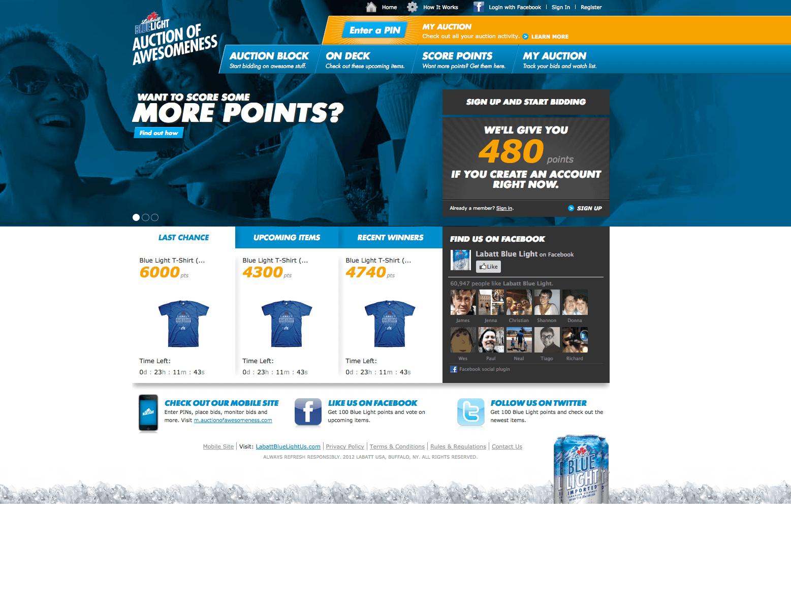 Labatt Blue Light A Wingfield Digital Project