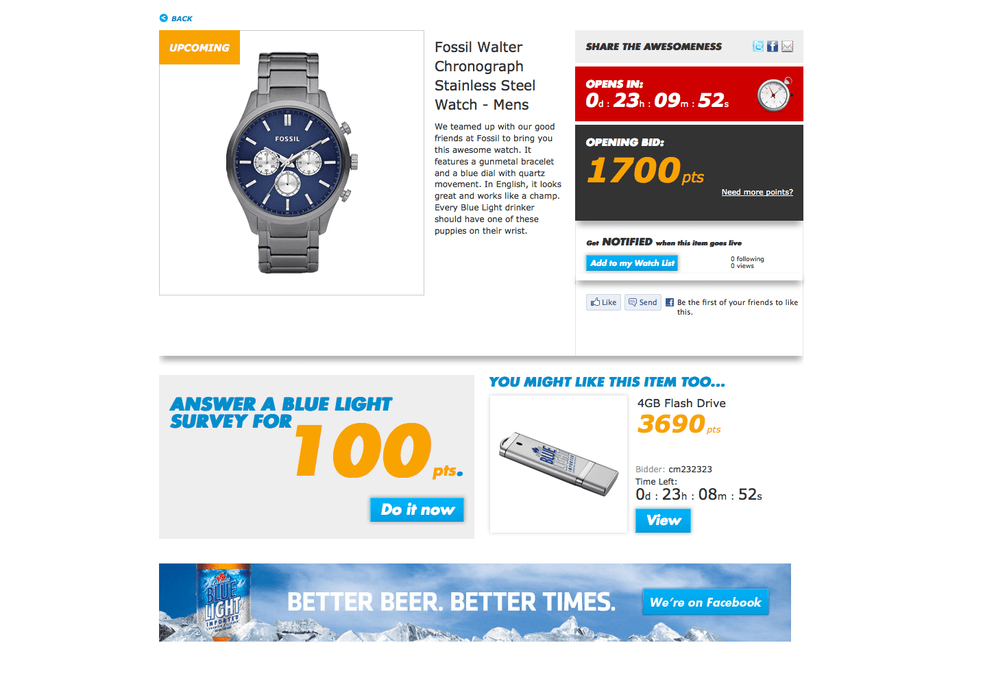 Labatt Blue Light A Wingfield Digital Project