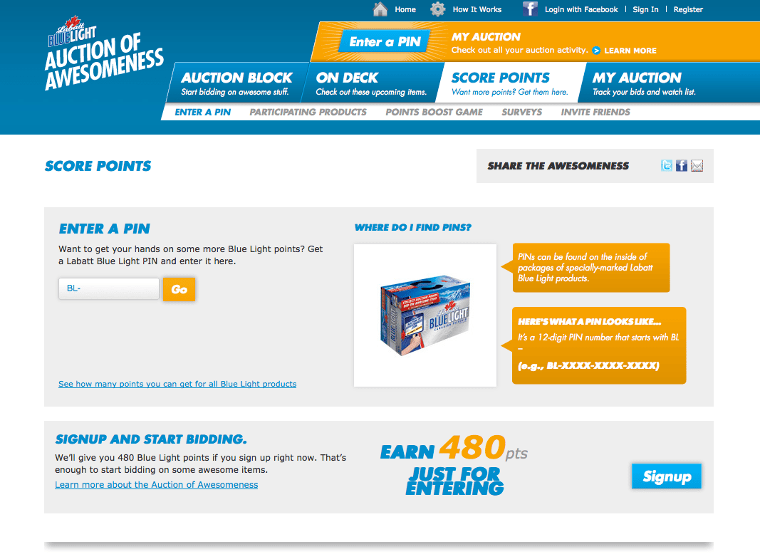 Labatt Blue Light A Wingfield Digital Project