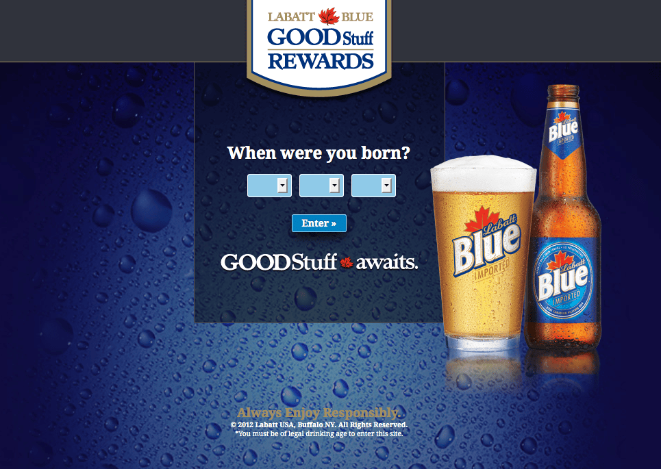Labatt Blue A Wingfield Digital Project