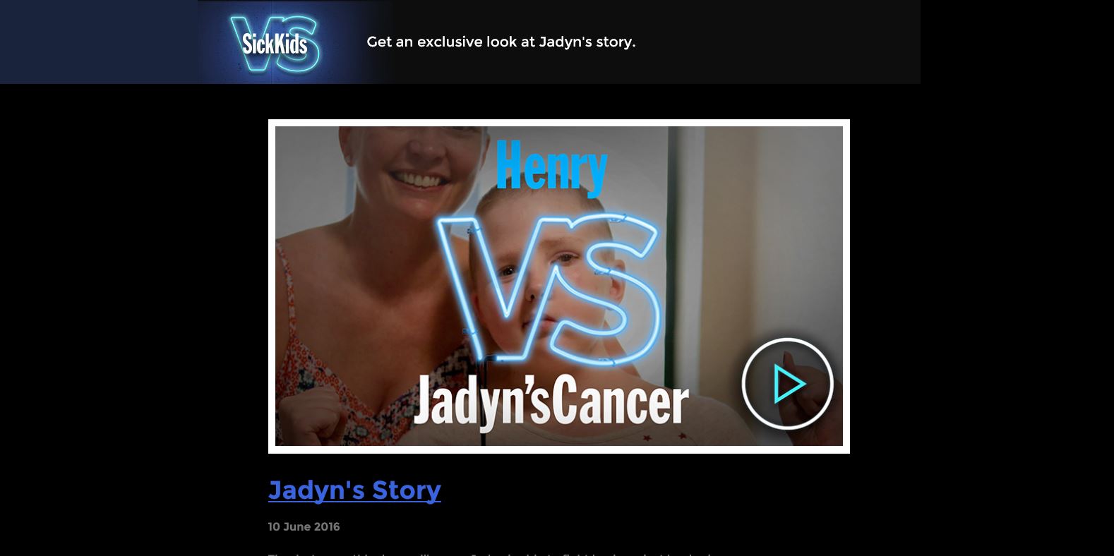 SickKids Hospital A Wingfield Digital Project